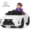 Costway 12V Kids Ride on Car Lexus LC500 Licensed Remote Control Electric Vehicle White